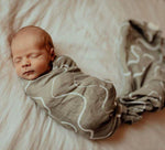 Load image into Gallery viewer, Bamboo Muslin Swaddle - OCEAN - The Little Je'EL.Co