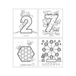 Load image into Gallery viewer, Toddler Colouring Book - 123 Shapes & Numbers