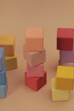 Load image into Gallery viewer, Rainbow Cubes Set, 20 Cubes