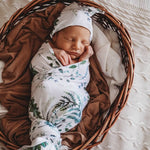 Load image into Gallery viewer, Jersey Cotton Wrap and Beanie Set - Enchanted