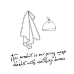 Load image into Gallery viewer, Jersey Cotton Wrap and Beanie Set - Eucalypt