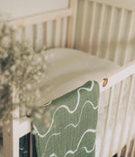 Load image into Gallery viewer, Bamboo Muslin Swaddle - OCEAN - The Little Je'EL.Co
