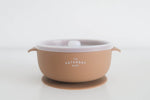 Load image into Gallery viewer, Silicone Suction Bowl w/Lid - Coco - The Little Je'EL.Co