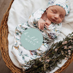 Load image into Gallery viewer, Eucalypt & Sage - Reversible Milestone Card - The Little Je'EL.Co