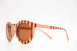 Load image into Gallery viewer, Polarised Sunglasses (Kids) - Stripes Sunset + Tierra