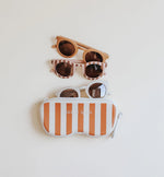 Load image into Gallery viewer, Silicone Sunnies Case - Atlas + Tierra Stripe