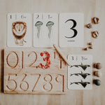 Load image into Gallery viewer, Nature 123 Flash Cards - The Little Je'EL.Co