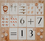 Load image into Gallery viewer, Nature 123 Flash Cards - The Little Je'EL.Co