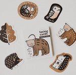 Load image into Gallery viewer, Lacing Cards - Woodland Animals