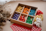 Load image into Gallery viewer, Froebel Peg and Lacing Board