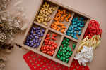 Load image into Gallery viewer, Froebel Peg and Lacing Board