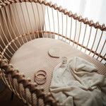 Load image into Gallery viewer, Knitted Pointelle Baby Blanket (Ivory) - The Little Je'EL.Co