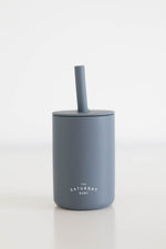 Load image into Gallery viewer, Silicone Straw Cup - Ocean - The Little Je'EL.Co