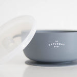 Load image into Gallery viewer, Silicone Suction Bowl w/Lid - Ocean - The Little Je'EL.Co