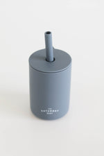 Load image into Gallery viewer, Silicone Straw Cup - Ocean - The Little Je'EL.Co