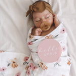 Load image into Gallery viewer, Poopy & Musk Pink - Reversible Milestone Cards - The Little Je'EL.Co