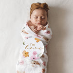 Load image into Gallery viewer, Poopy & Musk Pink - Reversible Milestone Cards - The Little Je'EL.Co