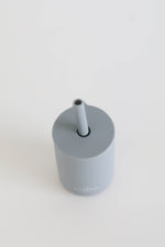 Load image into Gallery viewer, Silicone Straw Cup - Sky - The Little Je'EL.Co