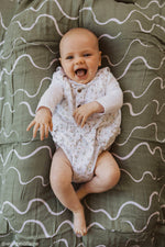 Load image into Gallery viewer, Bamboo Muslin Swaddle - OCEAN - The Little Je'EL.Co