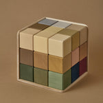 Load image into Gallery viewer, Cubes in Cubes Natural