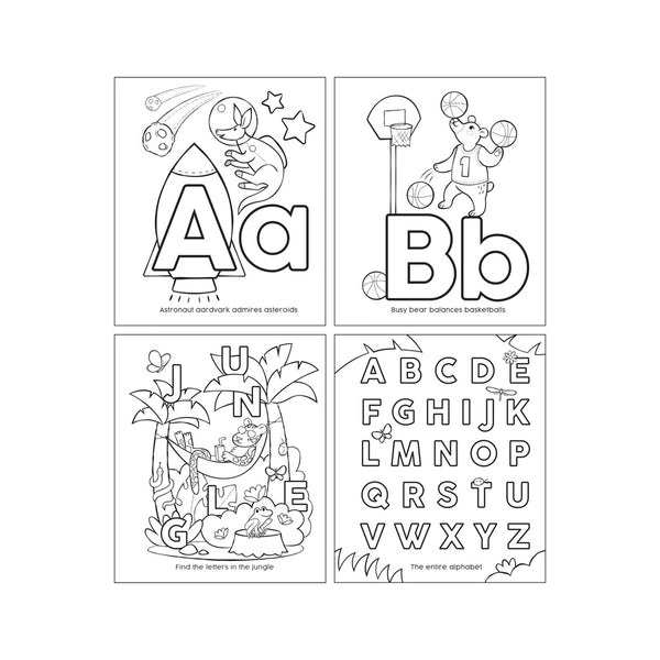 ABC Coloring Book for Kids Ages 4-8: Toddler Painting Books - ABC Letters Book - Educational Coloring Books for Toddlers - Alphabet Coloring Pages - Coloring Book for Kids and Toddlers Learn the Alphabet [Book]