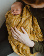 Load image into Gallery viewer, Bamboo Muslin Swaddle - SUNSET - The Little Je&#39;EL.Co
