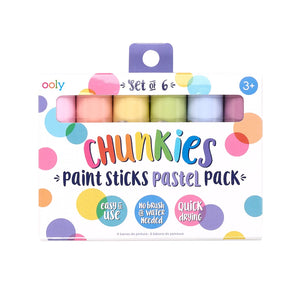 Chunkies Paint Sticks - Pastel Set of 6