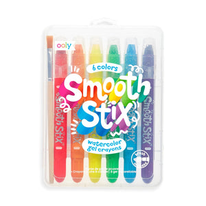 Smooth Stix Watercolour Gel Crayons - Set of 6