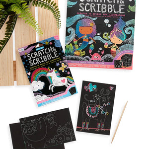 Mini Scratch & Scribble Art Kit