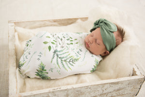 Jersey Cotton Wrap and Beanie Set - Enchanted