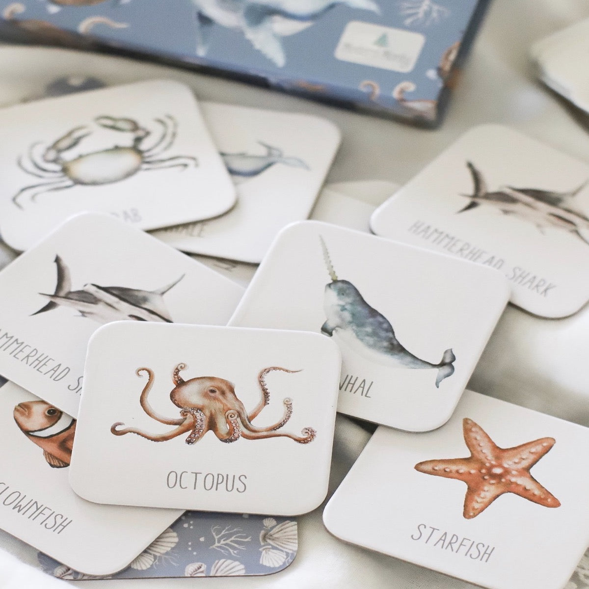 Ocean Memory Card Game - The Little Je'EL.Co