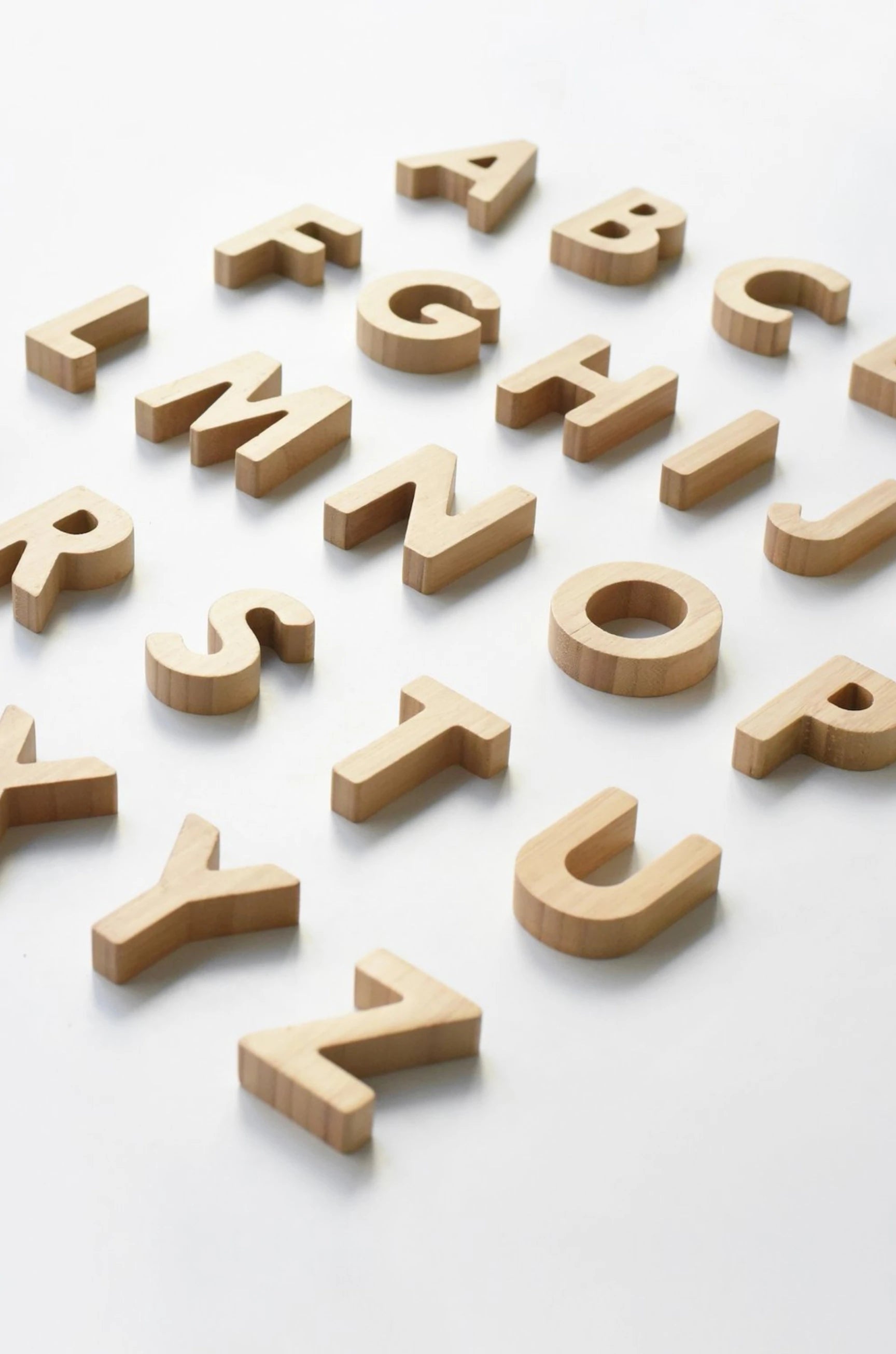 Bamboo Alphabet Set (Letters A - Z)