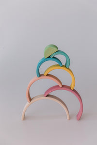 Rainbow Stacker - Pastel - The Little Je'EL.Co