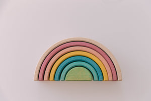 Rainbow Stacker - Pastel - The Little Je'EL.Co