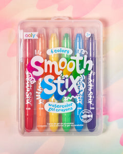 Smooth Stix Watercolour Gel Crayons - Set of 6