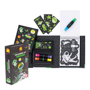 Neon Colouring Set - Outer Space