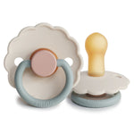 Load image into Gallery viewer, FRIGG | Daisy Colourblock Natural Rubber (Latex) Pacifier
