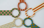 Load image into Gallery viewer, Pacifier Clip (Pattern) - Plaid Pattern
