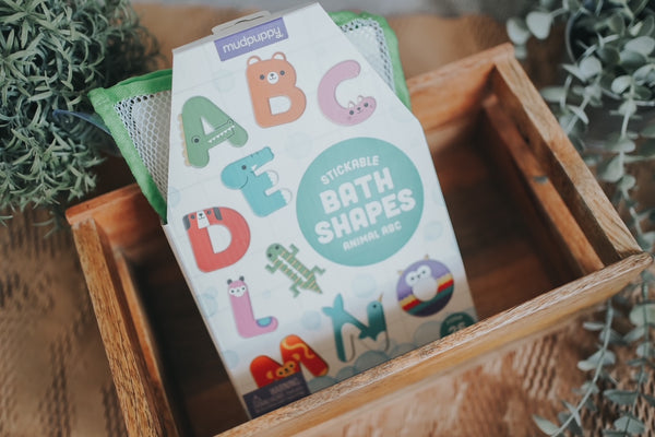 Mudpuppy Baby's First Words Wooden Magnetic Shapes