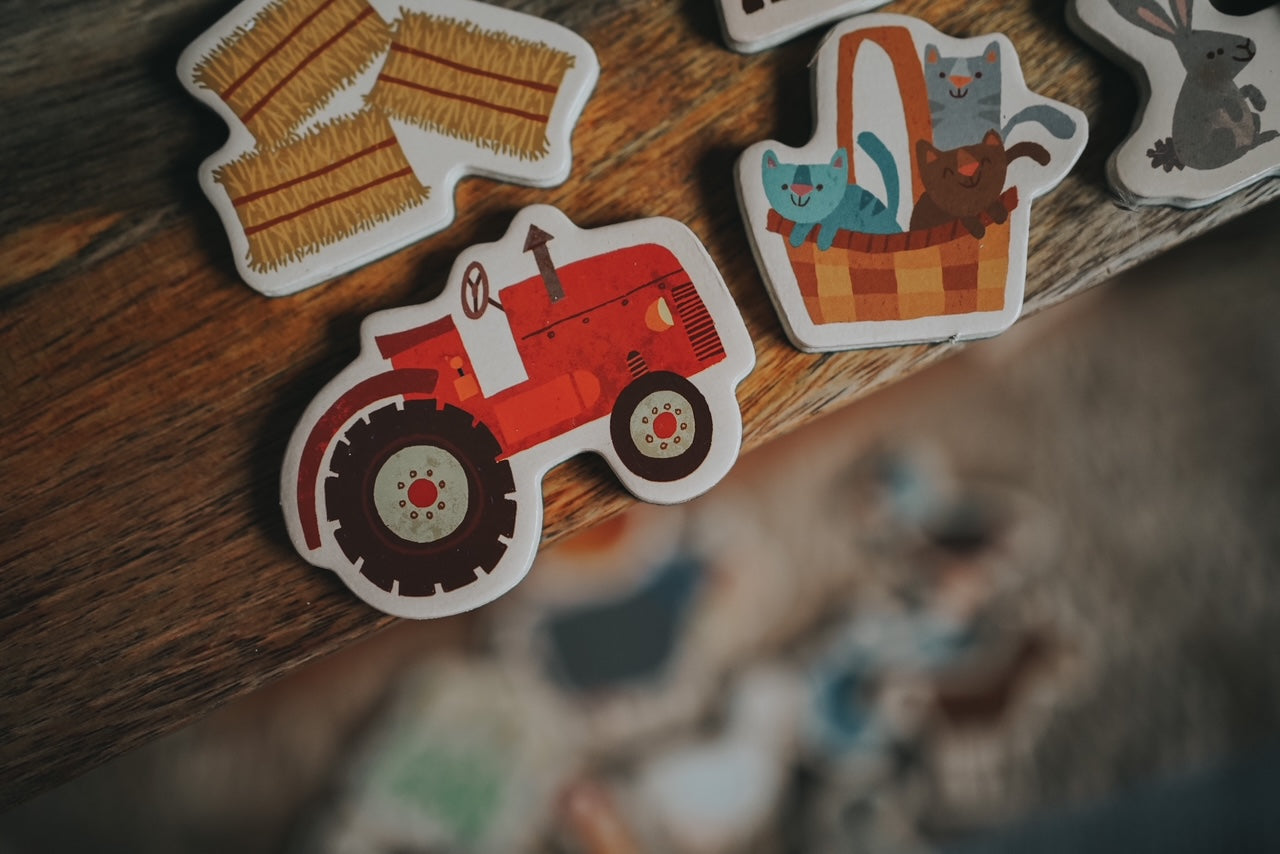 Wooden Magnetic Set - On The Farm