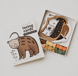 Lacing Cards - Woodland Animals