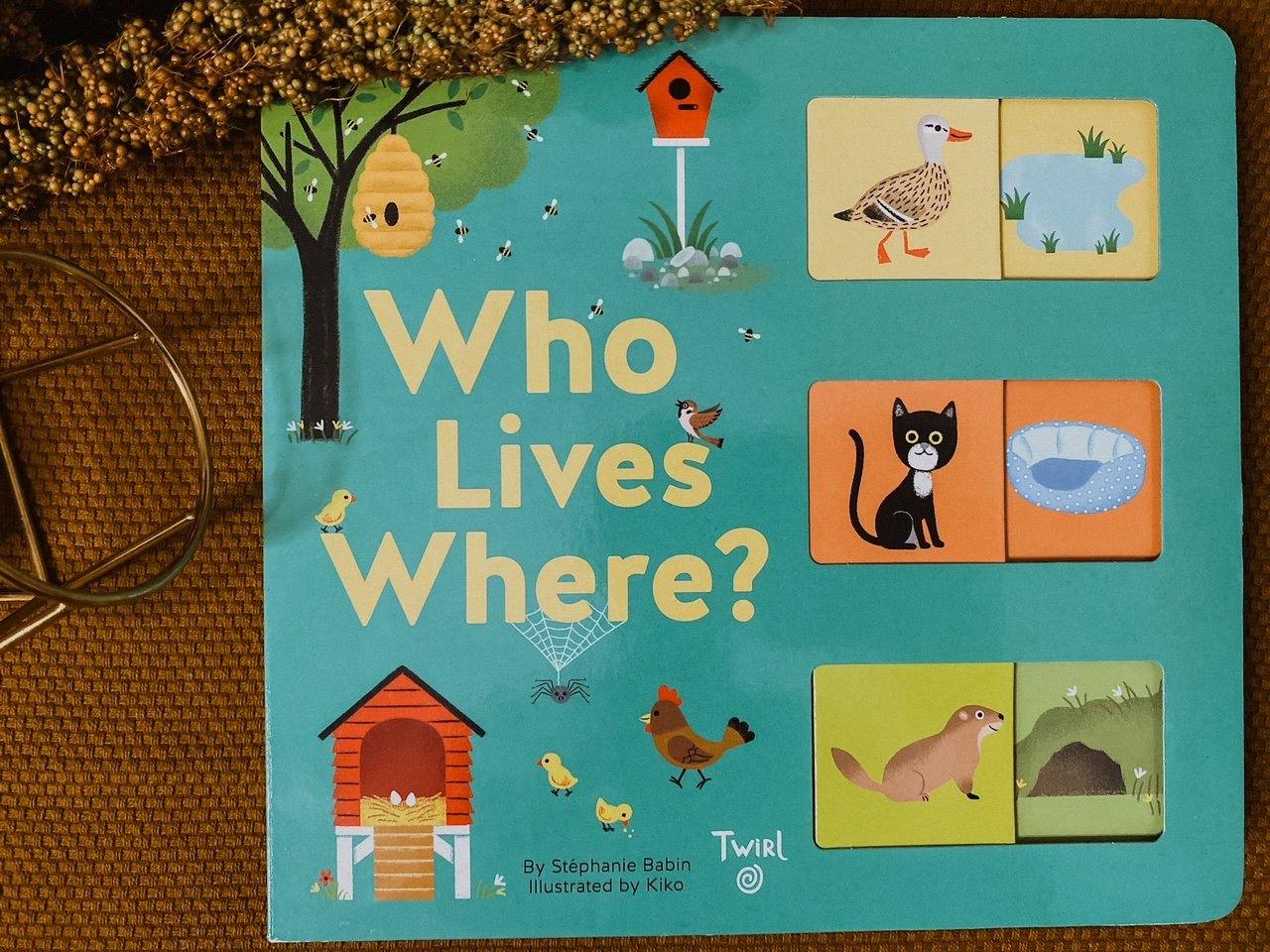 Who Lives Where?: A Slide-and-Learn Book - The Little Je'EL.Co