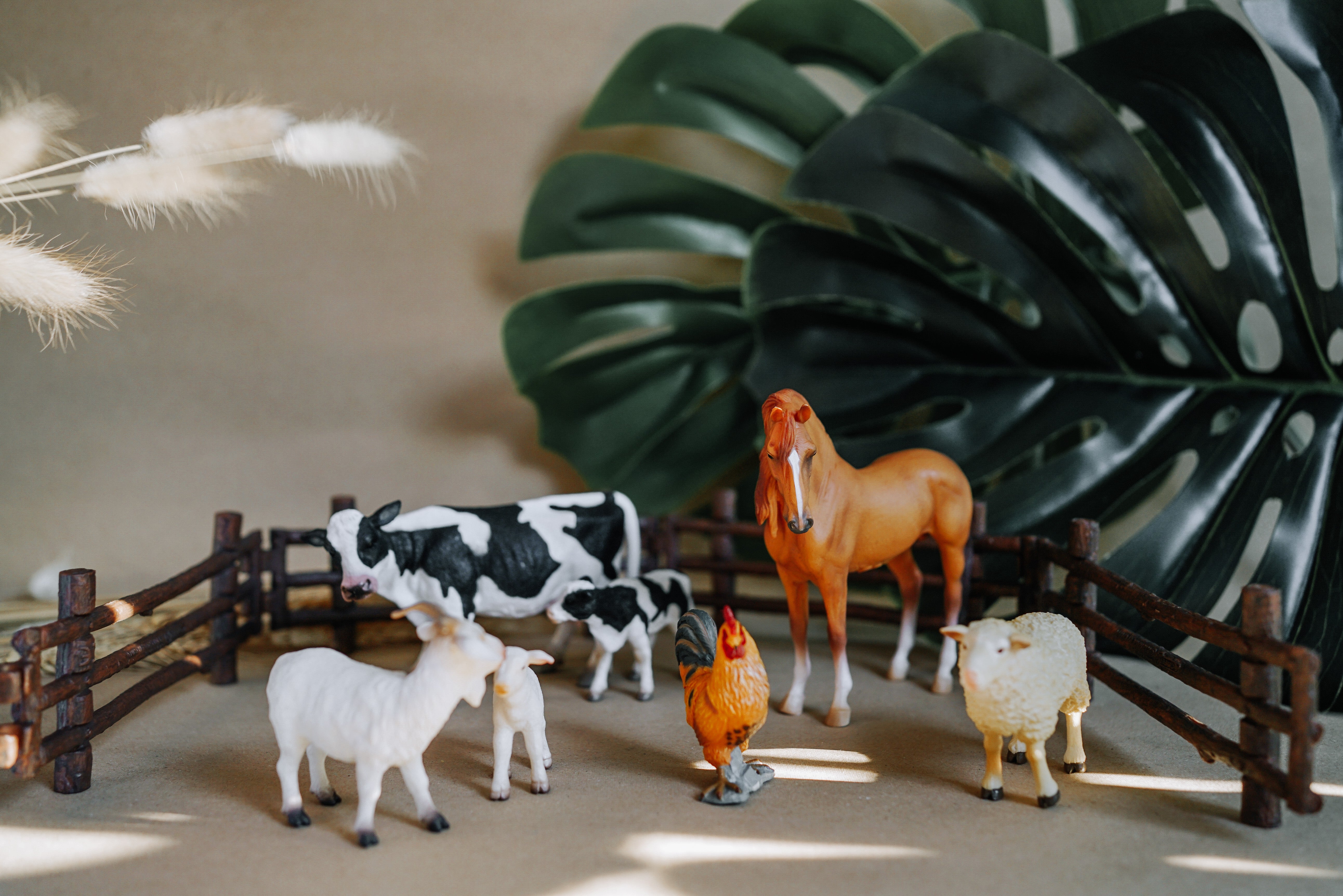CollectA Figurine : Farm Life Set - 7 pcs