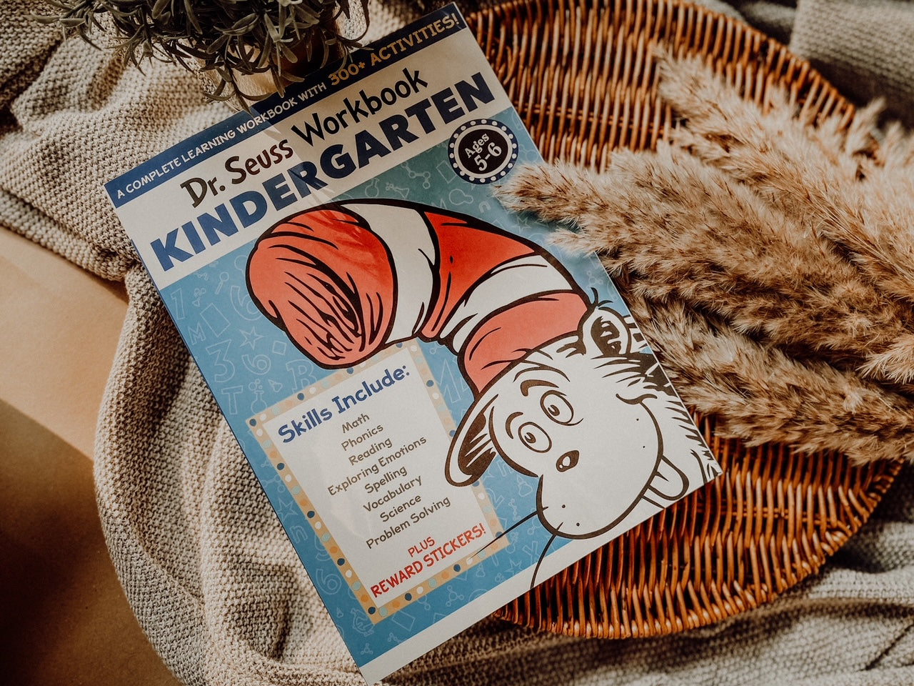 Dr. Seuss Kindergarten Workbook: 300+ Fun Activities with Stickers and More!