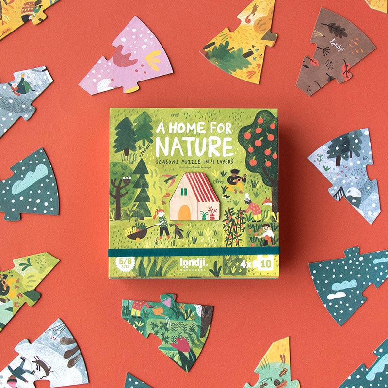 Puzzle | A Home For Nature - 4 in 1 puzzles