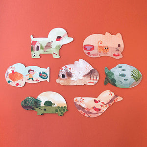 I Love My Pets | Reversible Puzzle (21 pcs)