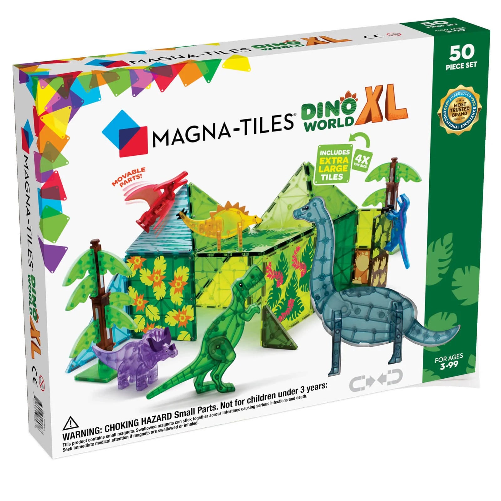 Dino World (XL) 50 Pieces Set