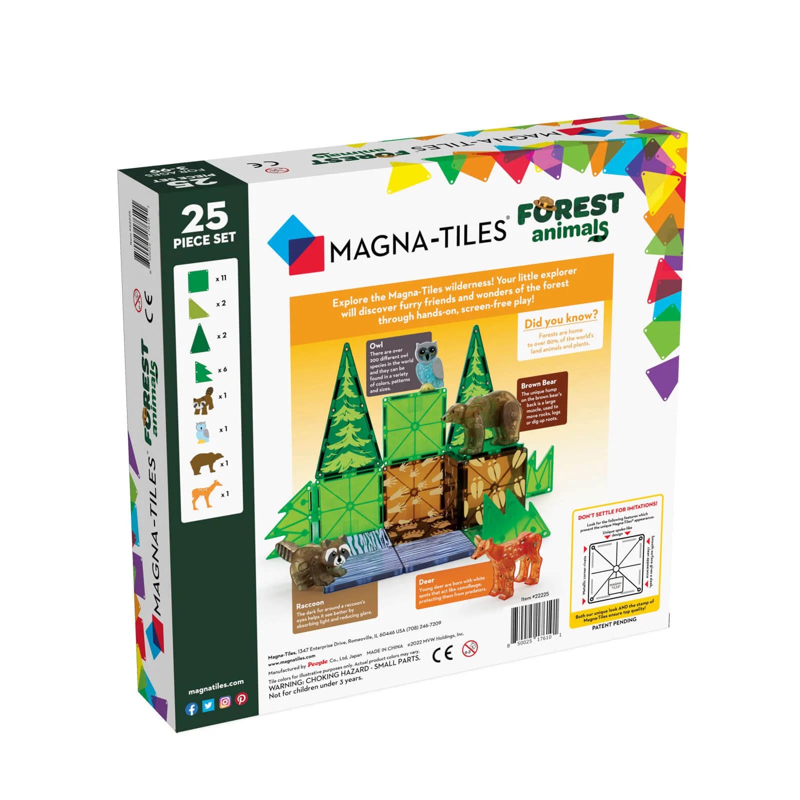Forest Animals 25 Pieces Set