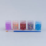Load image into Gallery viewer, Mini Dots Pixie Paste Glitter Glue - Set of 5
