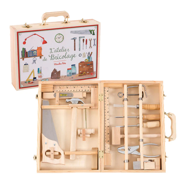 Moulin Roty - Les Jouets D’Hier Toys | Tool Set Box (Large)